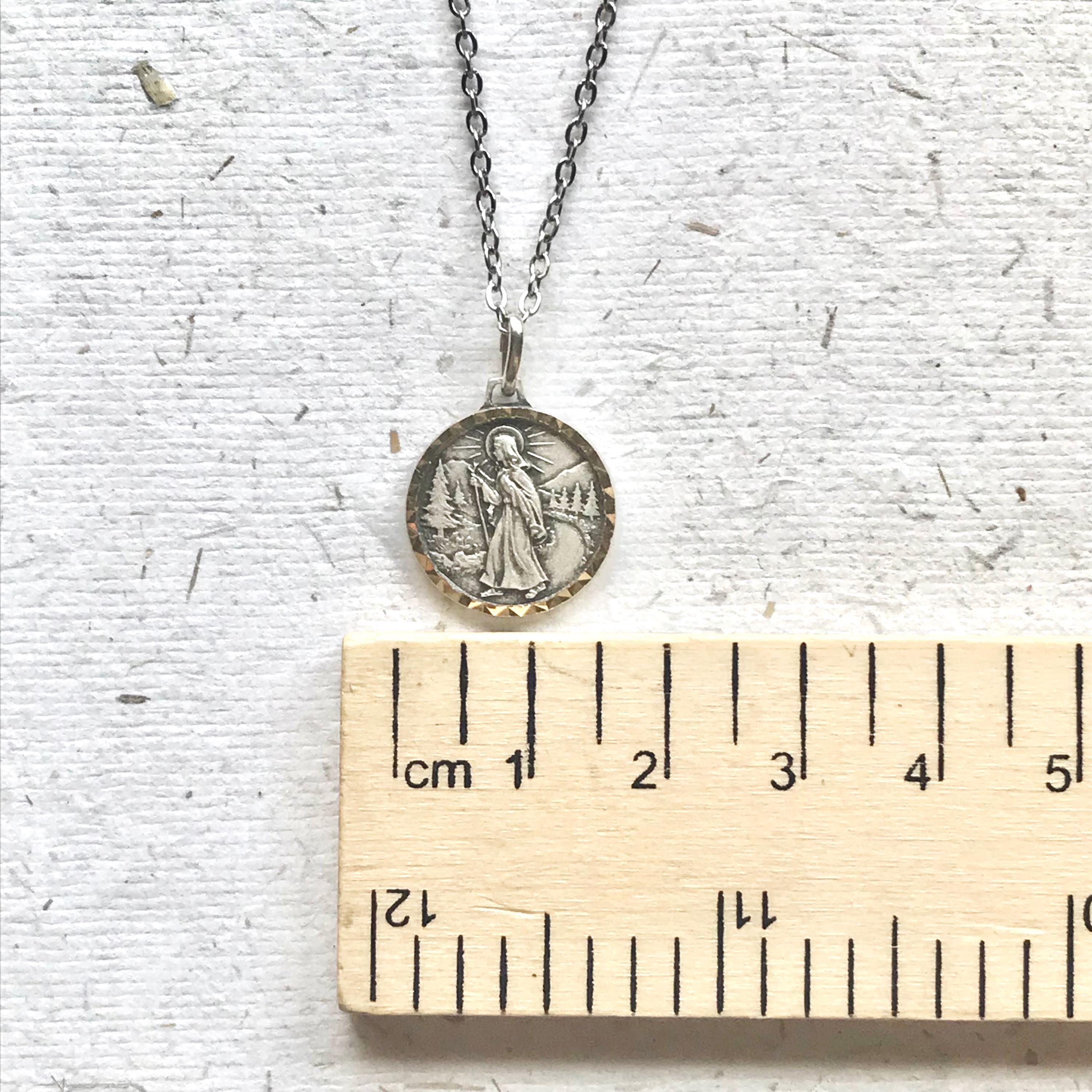 Our Lady of Pilgrimage Necklace: Notre Dame De La Route, Safe Travels ...