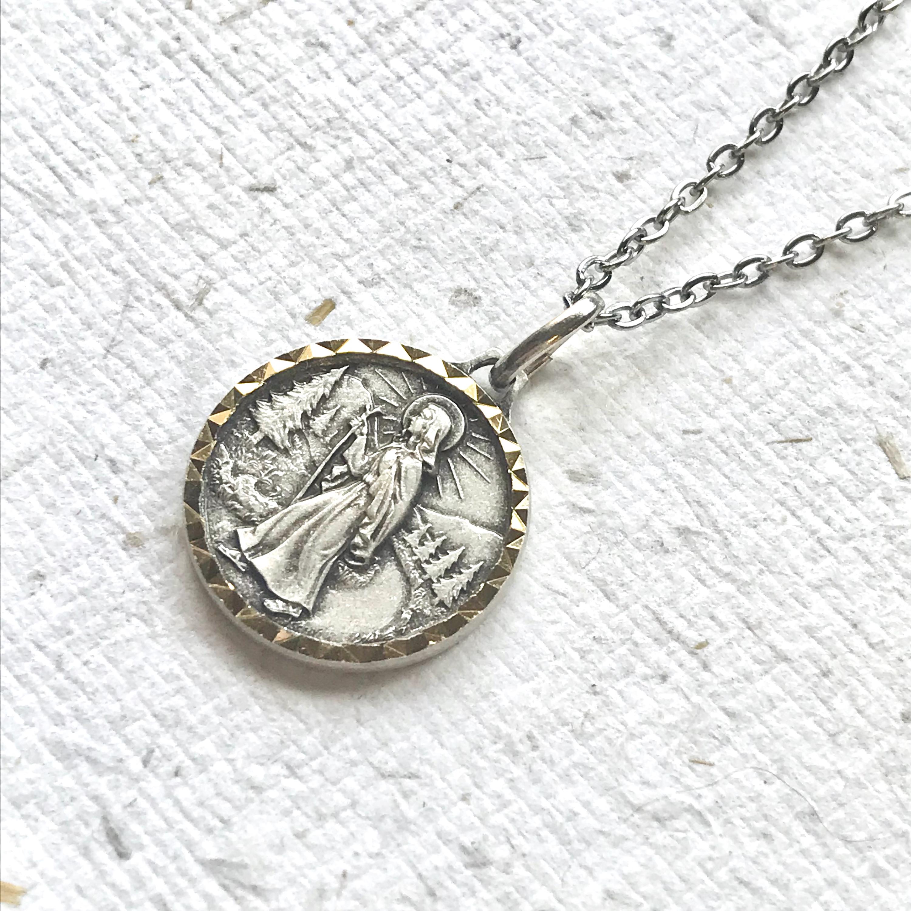 Our Lady of Pilgrimage Necklace: Notre Dame De La Route, Safe Travels ...