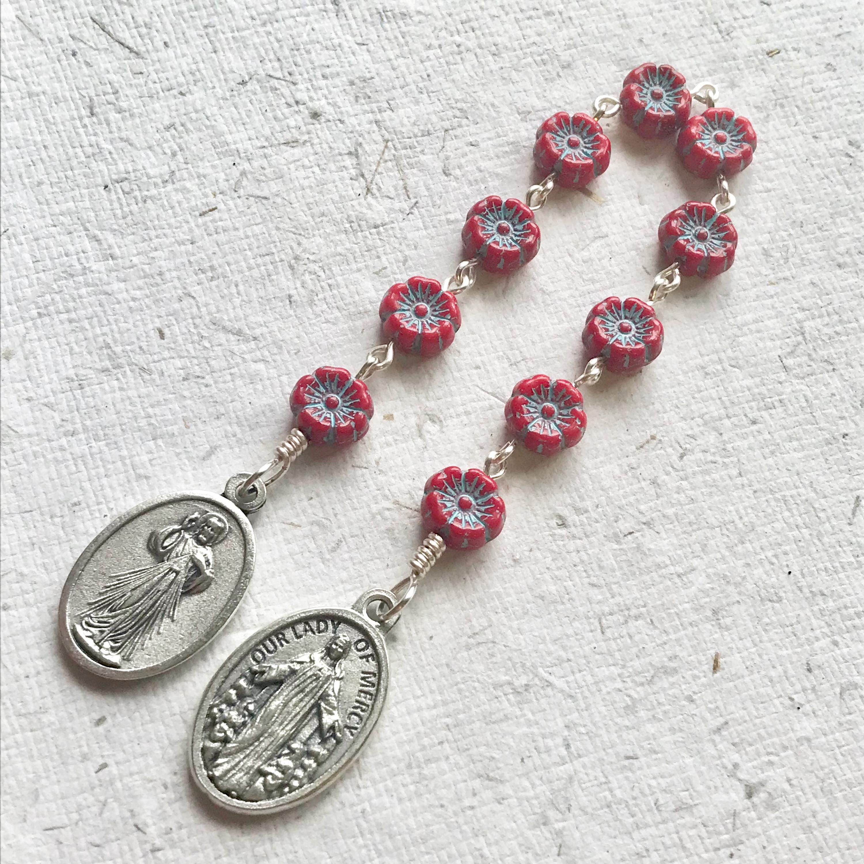 divine-mercy-chaplet-with-our-lady-of-mercy-single-decade-rosary-10