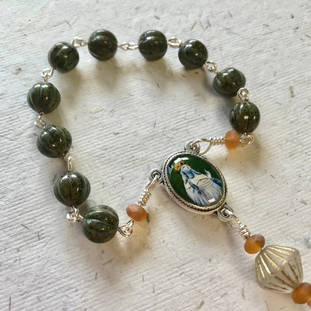 Our Lady of Knock Prayer Chaplet Single Decade Rosary Ave Etsy