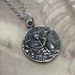 Mary Magdalene Sterling Silver Necklace
