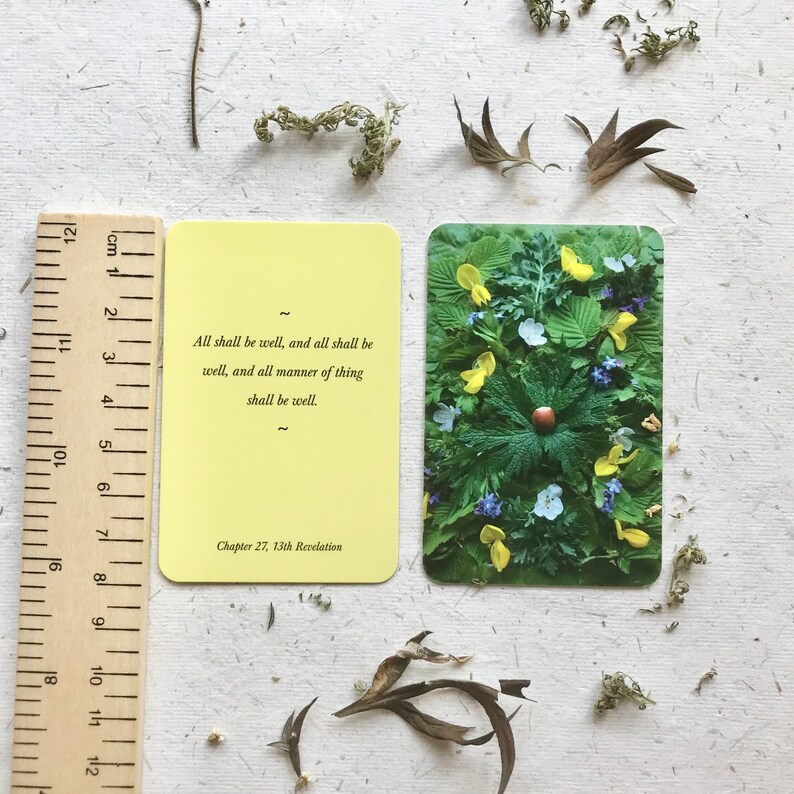 Julian of Norwich Meditation Cards: Botanical Art, All Shall Be Well Deck bild 7