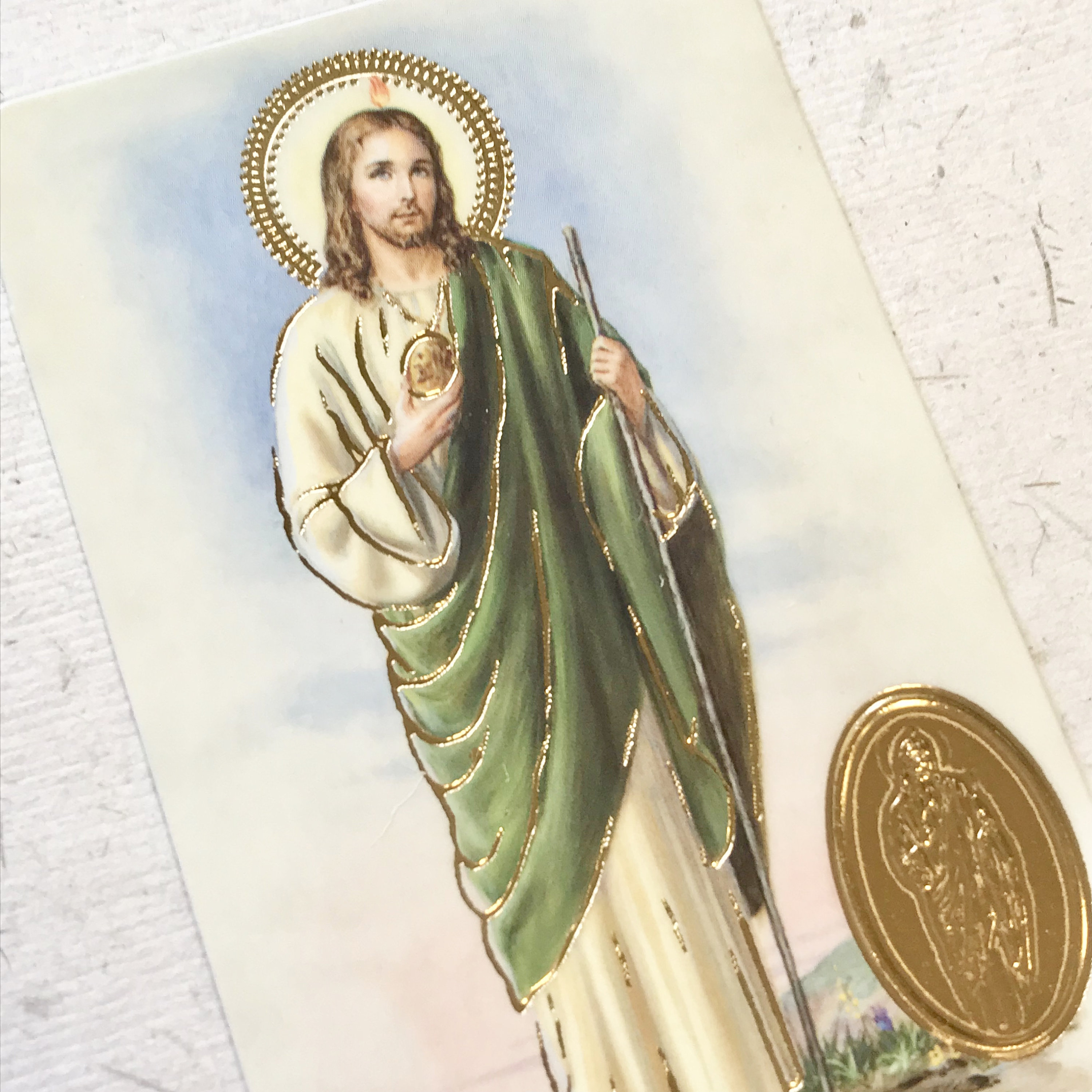 Saint Jude Prayer Card / Patron Saint of Lost Causes and Desperate ...