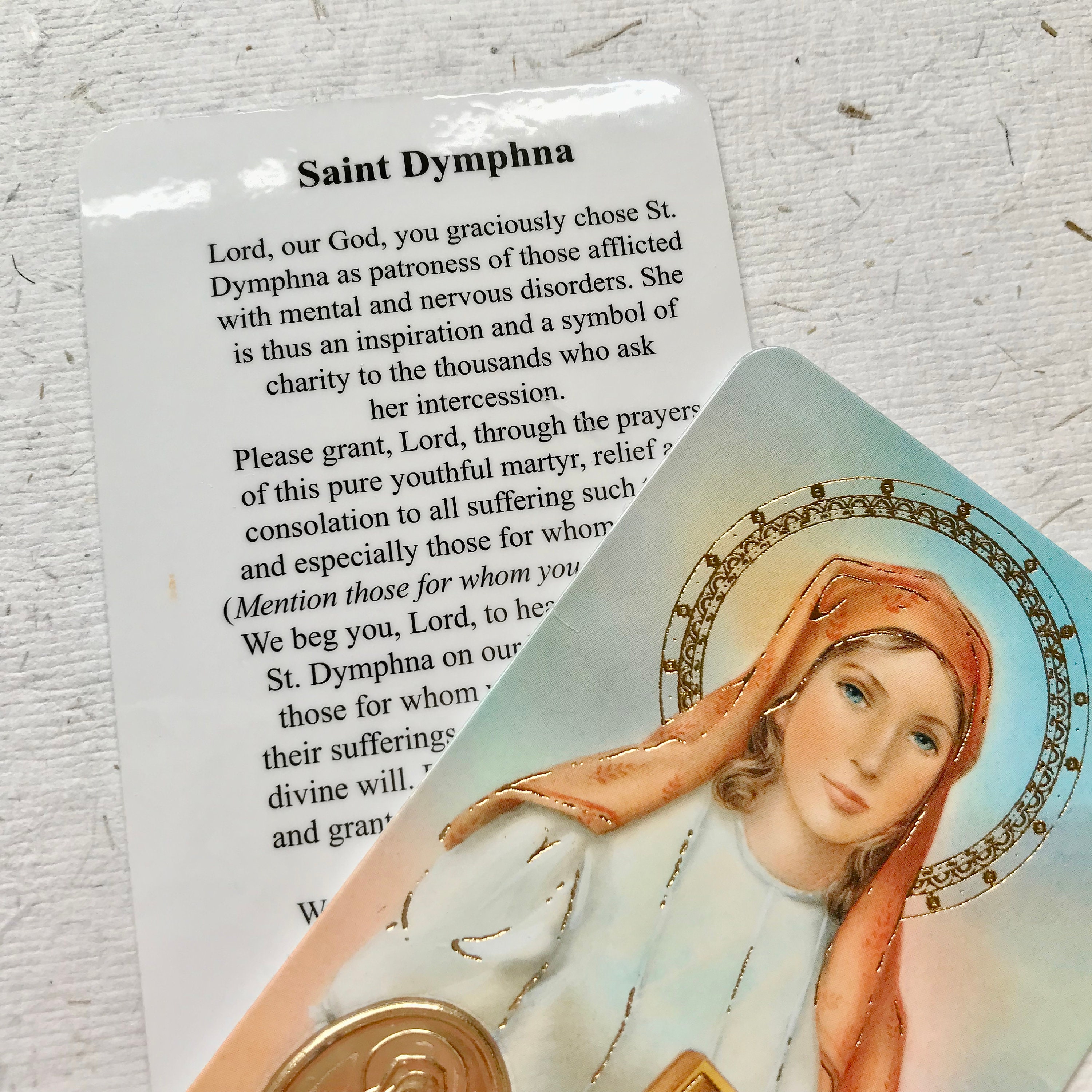St Dymphna Prayer Card / Saint Dymphna / Mental Health / Mindfulness ...
