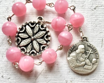 The Spikenard Way - Mary Magdalene Single Decade Chaplet / Rosary / Marie Madeleine / Magdalena / Patron Saint / Female Apostle / Ave Maria