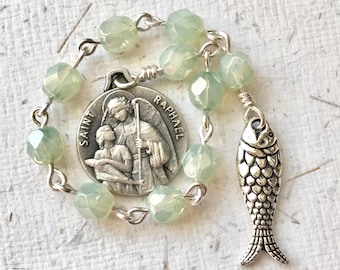 Archangel Raphael Chaplet / Single Decade Rosary / Angel of Health / Healing / Angelic Help / Master Healer