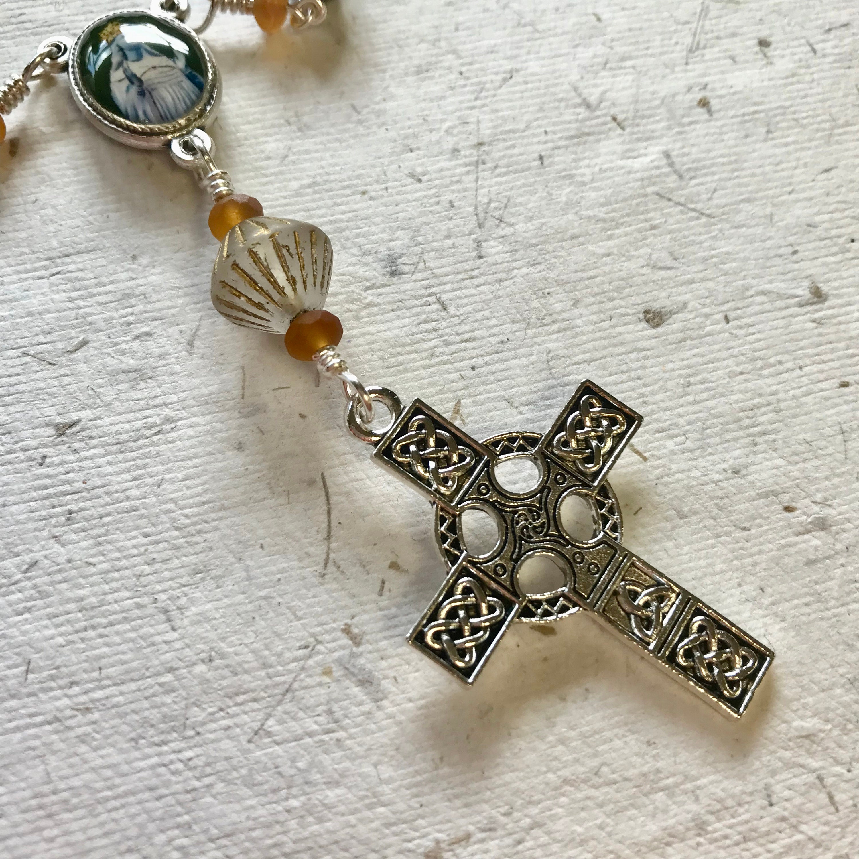 Our Lady of Knock Prayer Chaplet Single Decade Rosary Ave Etsy