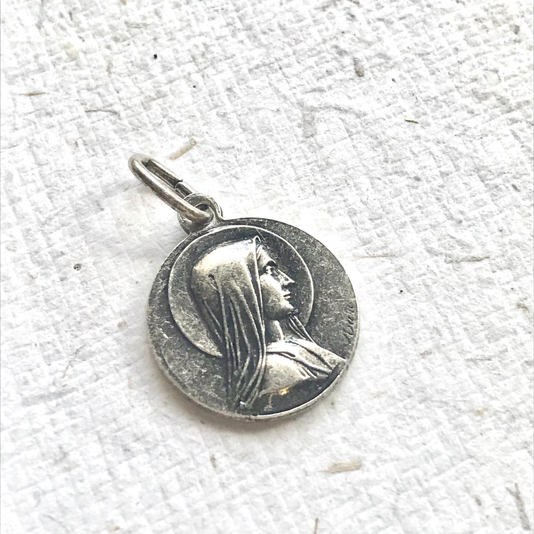 Our Lady Medal / Our Lady of Lourdes / St Bernadette Soubirous / Patron ...