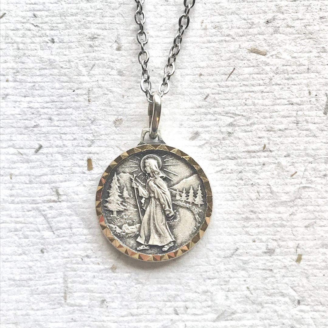 Our Lady of Pilgrimage Necklace: Notre Dame De La Route, Safe Travels ...