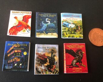 thumbnail image 2 of 1:12 Scale Miniature Illustrated Book – BOOK OF DRAGONS – Handmade Potter Magic Decor 2 of 5