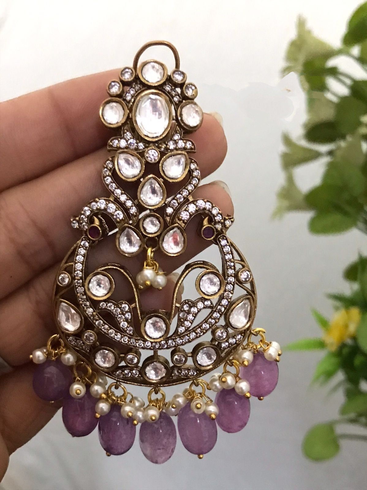 Pinterest • @KrutiChevli • For order WhatsApp +919512533022. Shipping Worl…  | Indian jewelry earrings, Indian jewellery design earrings, Indian bridal  jewelry sets