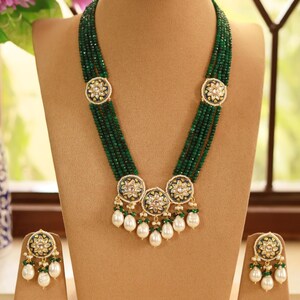 Kundan Polki Minakari Necklace: Indian Wedding Jewelry