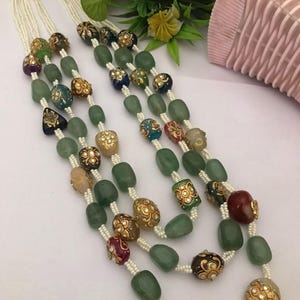 Kundan Pearl Indian Necklace: Jaipur Jewelry