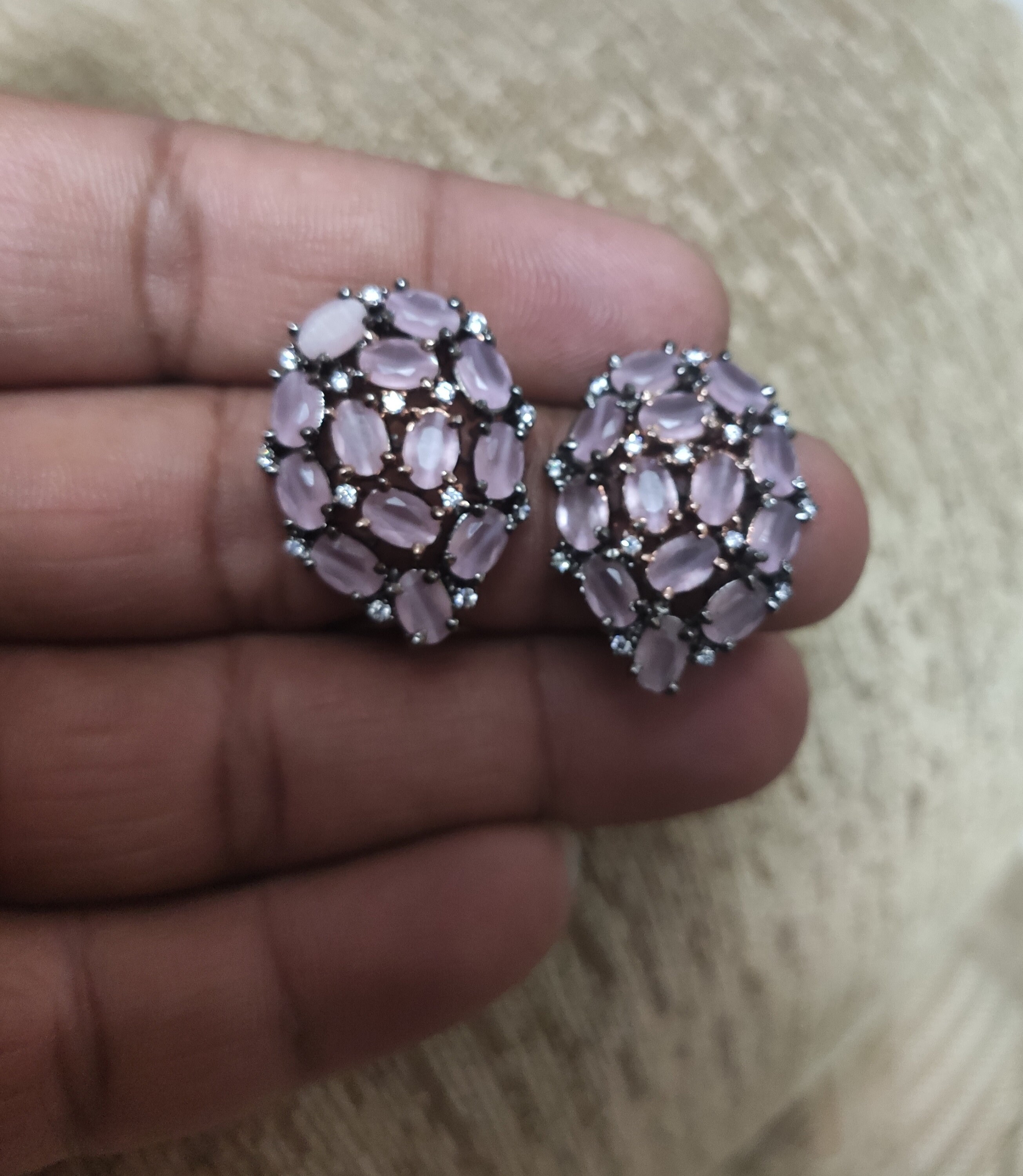 Cz Earrings stud earrings stylish earrings jhumka. Etsy