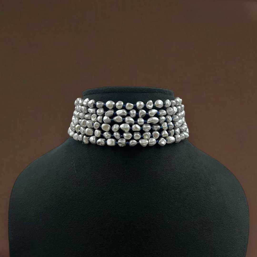 Sheeshay sa dil handmade choker main image 0