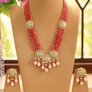 Kundan Polki Minakari Necklace: Indian Wedding Jewelry