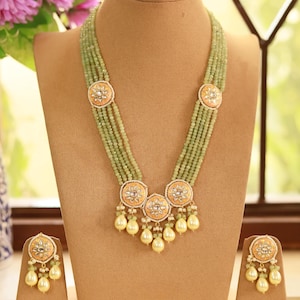 Kundan Polki Minakari Necklace: Indian Wedding Jewelry