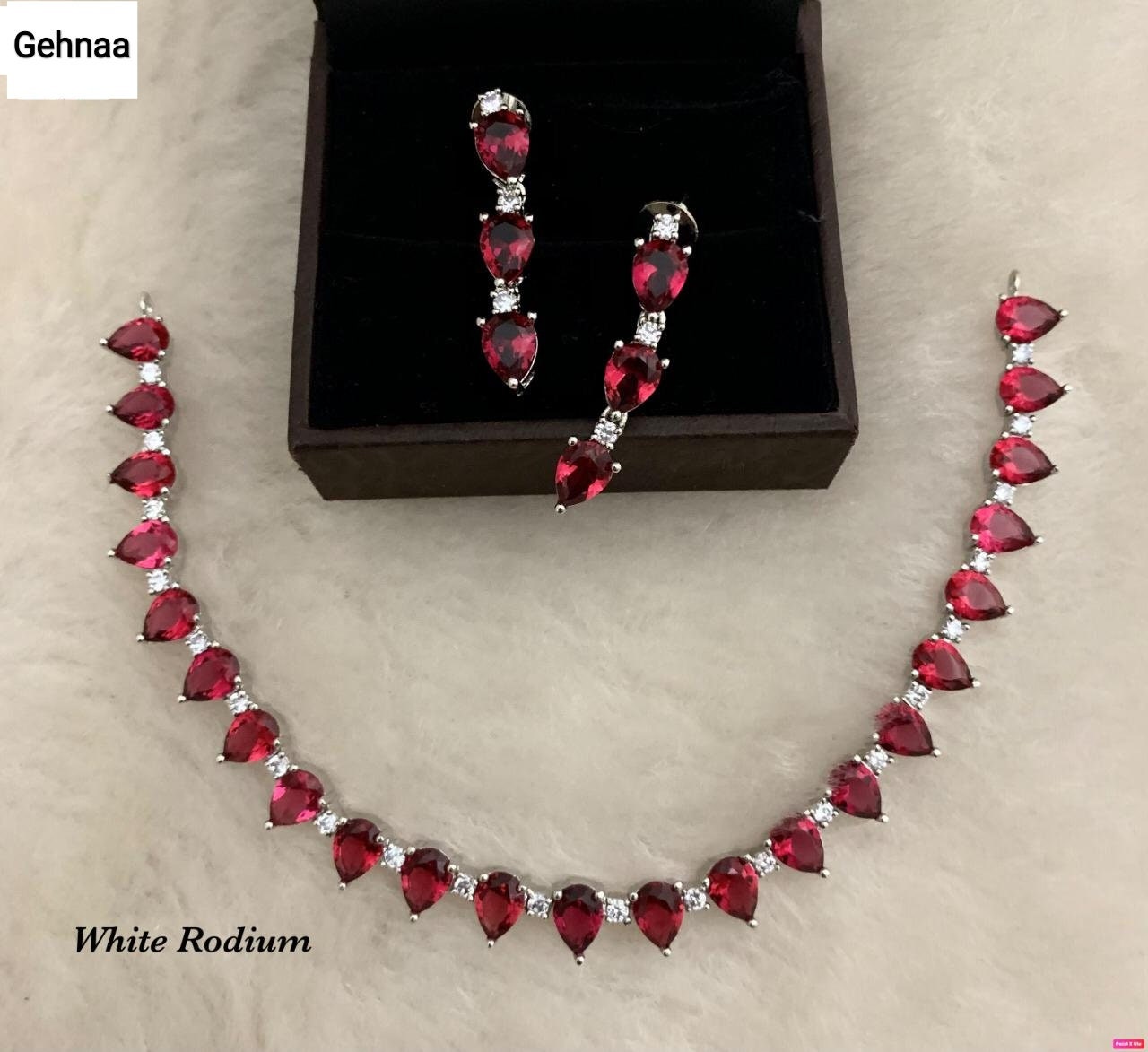 Joyería india collar de Bollywood collar con pendientes Etsy