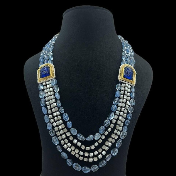 Kundan Inspired Necklace Set: Indian Bollywood Jewellery