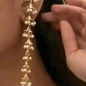 Earrings | Ear Chain | Kundan jewelry| Traditional Jewelry | Bridal Jewelry | Wedding Jewelry | Indian Earrings | Bollywood.