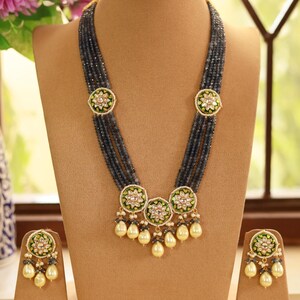 Kundan Polki Minakari Necklace: Indian Wedding Jewelry
