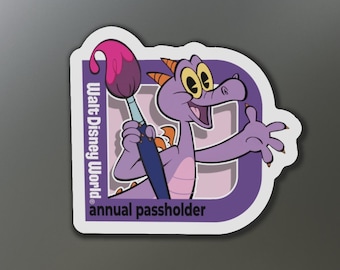 Magnete o adesivo viola per possessori di abbonamento