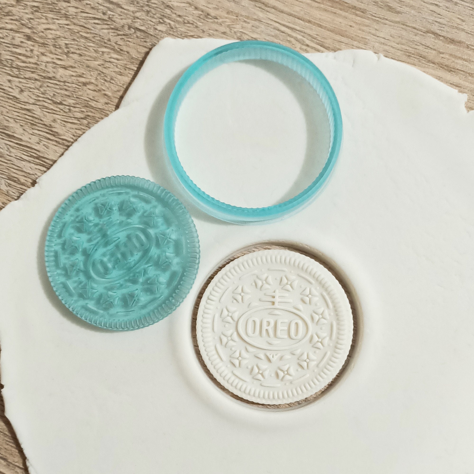 Cookie cutter Stamp Oreo Dishwasher safe Made in Etsy