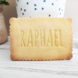 Personalized cookie cutter - First name - French Petit Beurre LU - Made in France