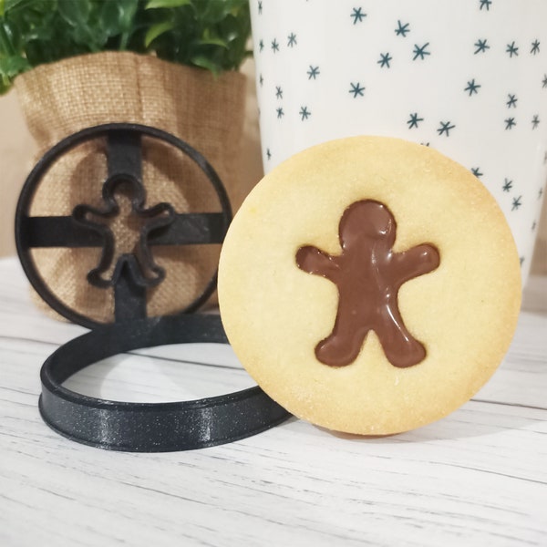 2 Emporte-pièces - Bonhomme pain d'épice - Biscuits Noel - Joyeux Noel - Moule à biscuit