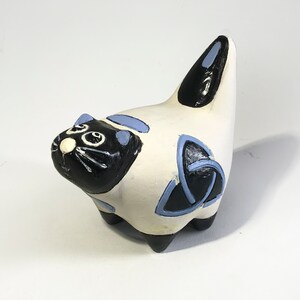Small Cat 9 (Version 1) by Art2Production, Handmade Ceramic, Ceramic Cat Figurine, Gift, Souvenir, Present, Home Decor, Cat Sculpture