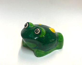 Frog 1 (Version 1) by Art2Production, Handmade Ceramic, Ceramic Frog Figurine, Gift, Souvenir, Present, Home Decor, Frog Sculpture