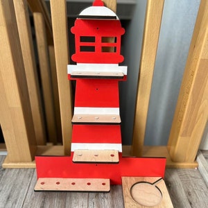 Tonieregal Lighthouse for Toniebox and Tonies/magnetic shelf