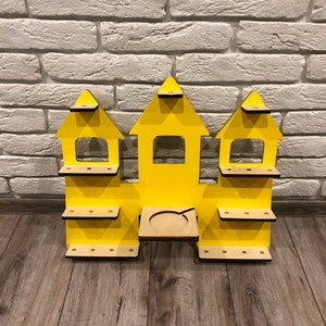 Castle / Castle for Magnetic Figures Tonie Shelf Music Box Tonie Shelf Box.36 figures