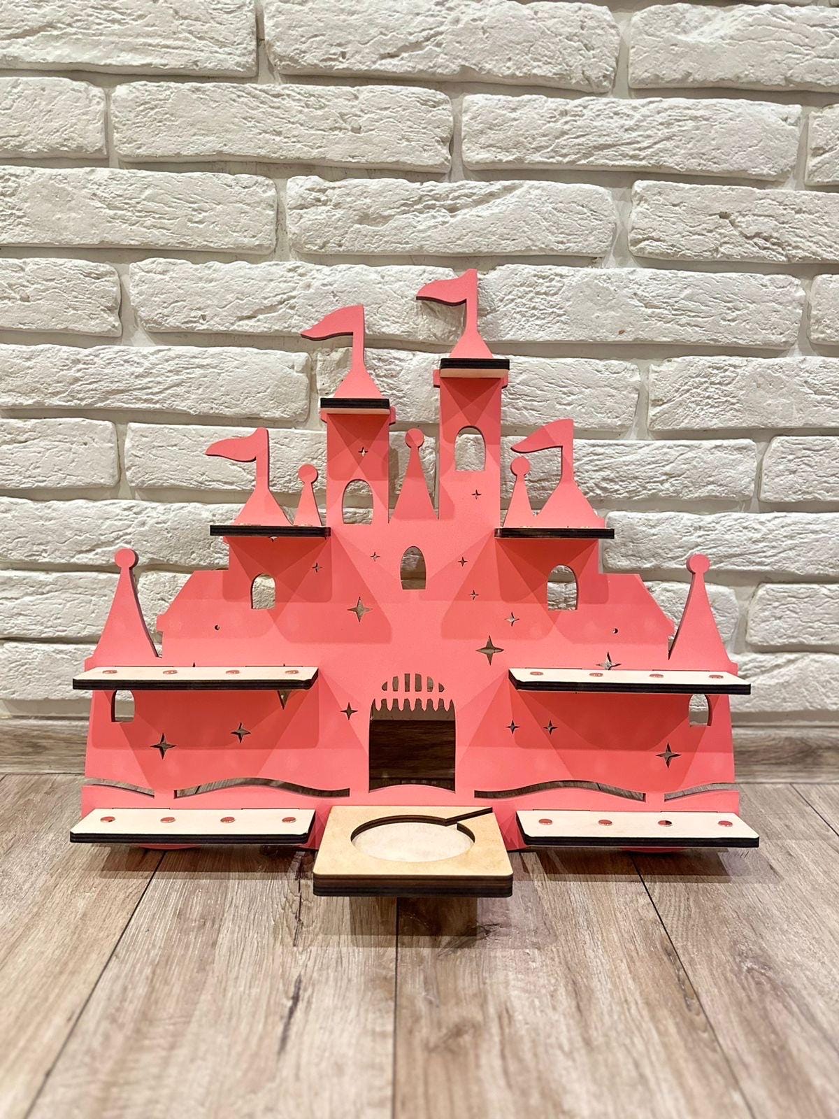 Tonie regal toy storage Plywood kids nursery furniture Toniebox  Castle shelf Magnetic tonie figures display stand Godson gift