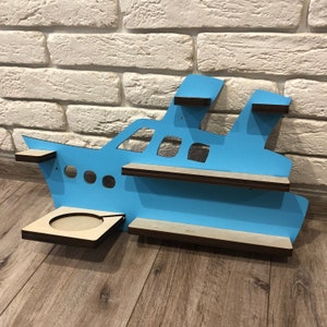 Tonieregal Yacht for Toniebox and Tonies,minifigure display,display stand