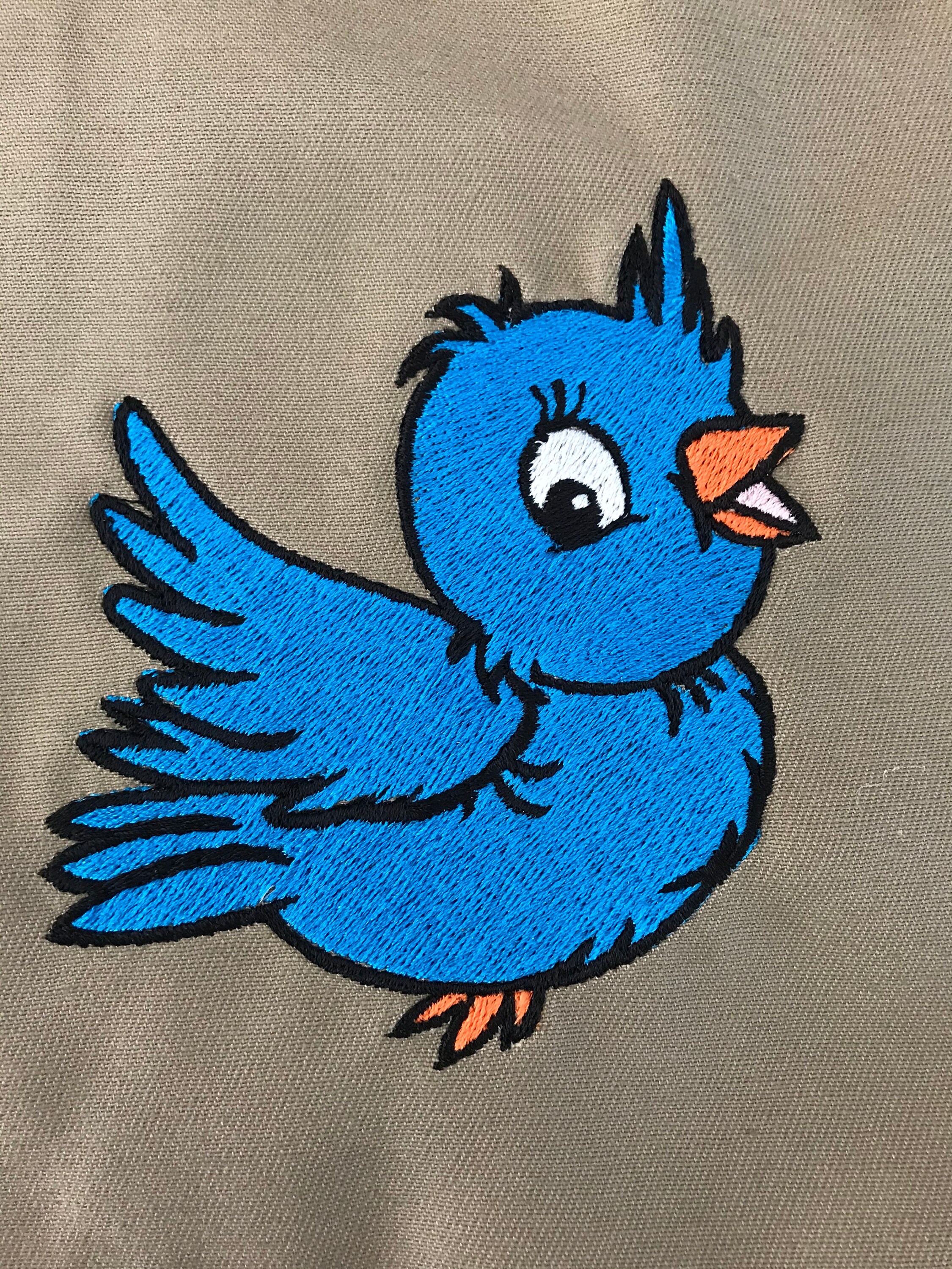 Bluebird Embroidery Design Digital Download Etsy