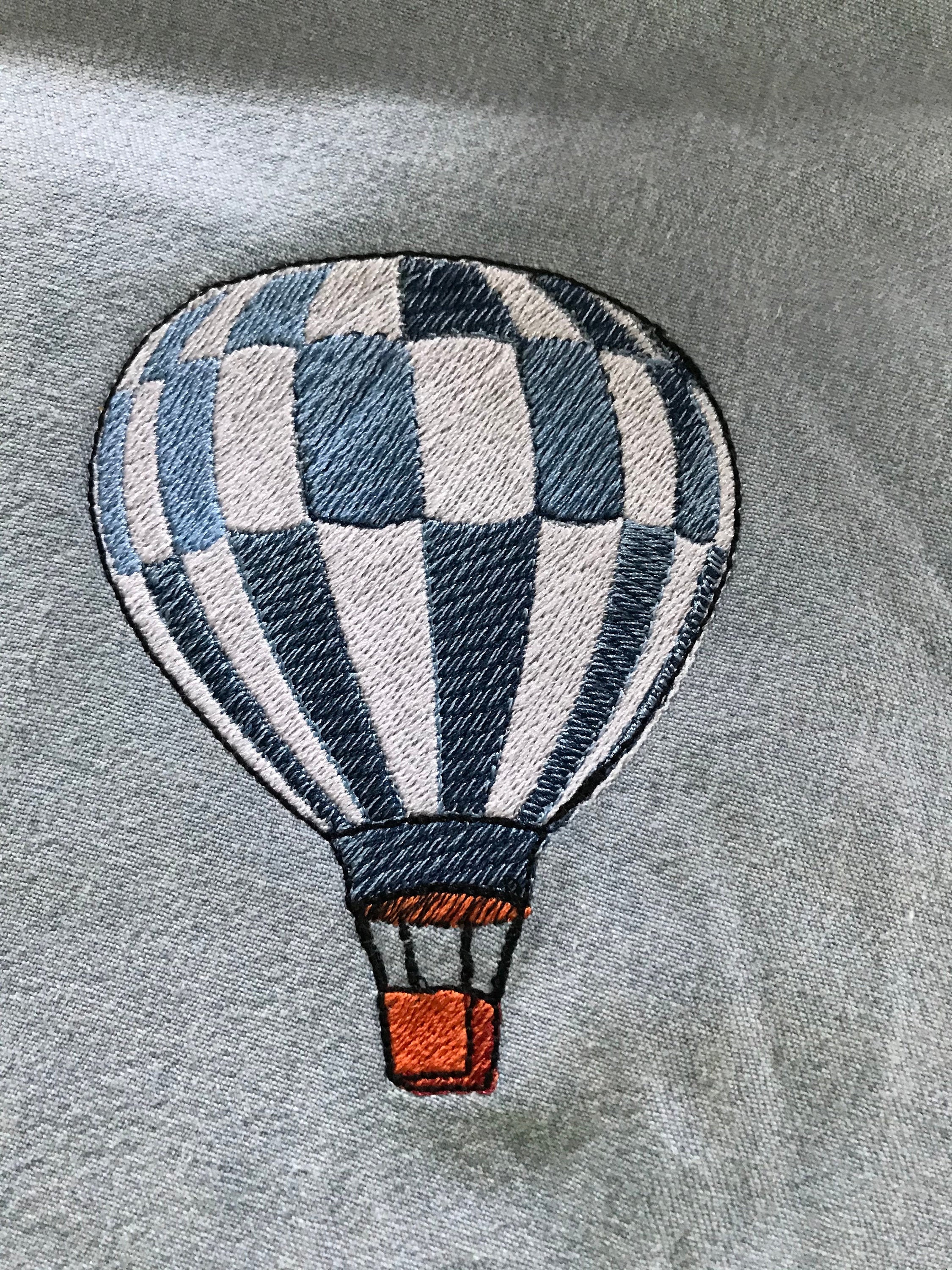 Hot air balloon embroidery design digital download  etsy Hot air balloon embroidery design digital download  etsy