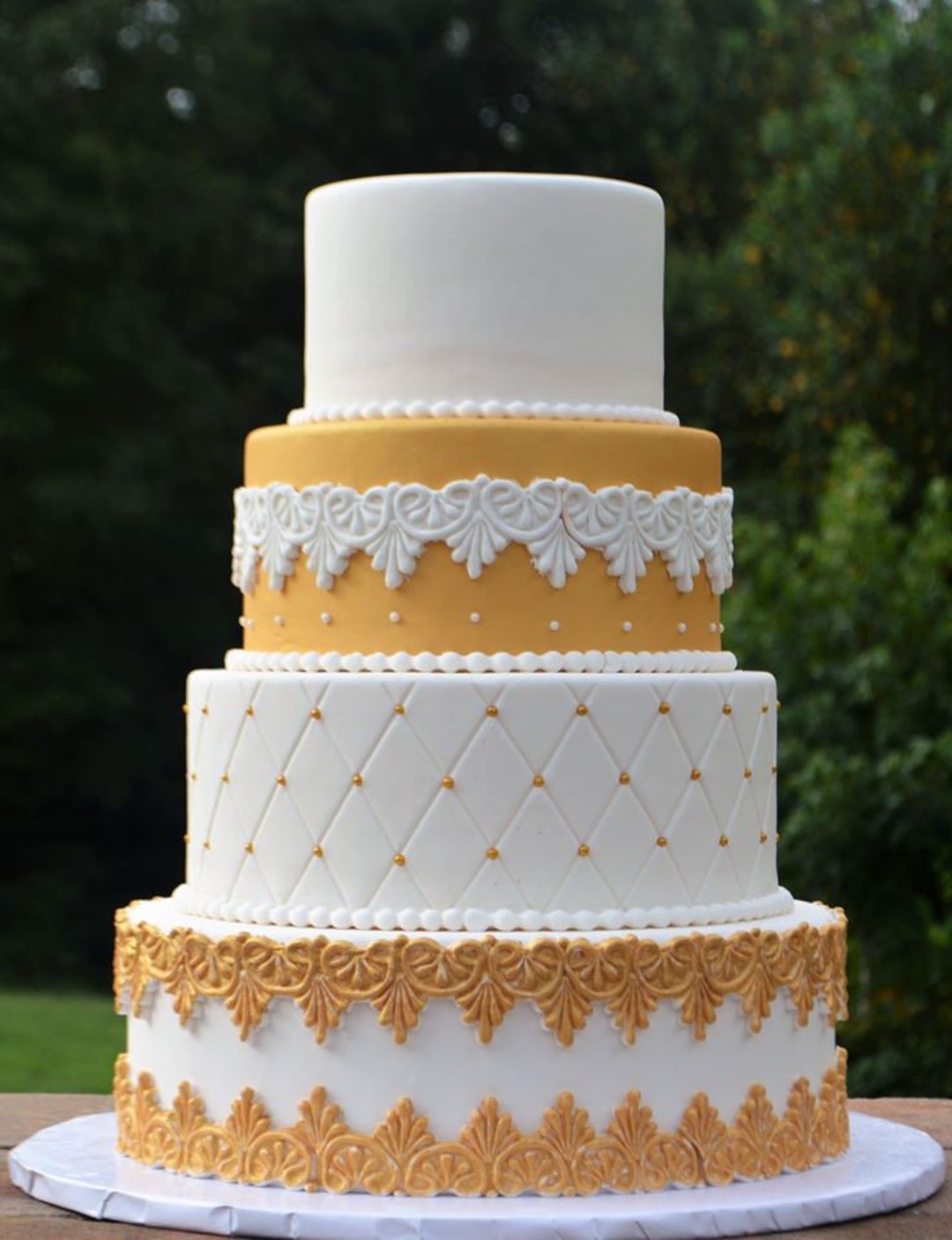 Faux Wedding Cake, Tier Wedding Cake, Fake Wedding Cake, Display