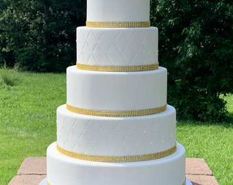 Faux Wedding Cake, 5 Tier Wedding Cake, Fake Wedding Cake, Display Cake, Photo PropWedding Gift, Unique Wedding Gift