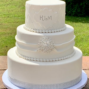 Torta nuziale finta, torta nuziale a 3 piani, torta nuziale finta, torta da esposizione, regalo di nozze per foto, regalo di nozze unico