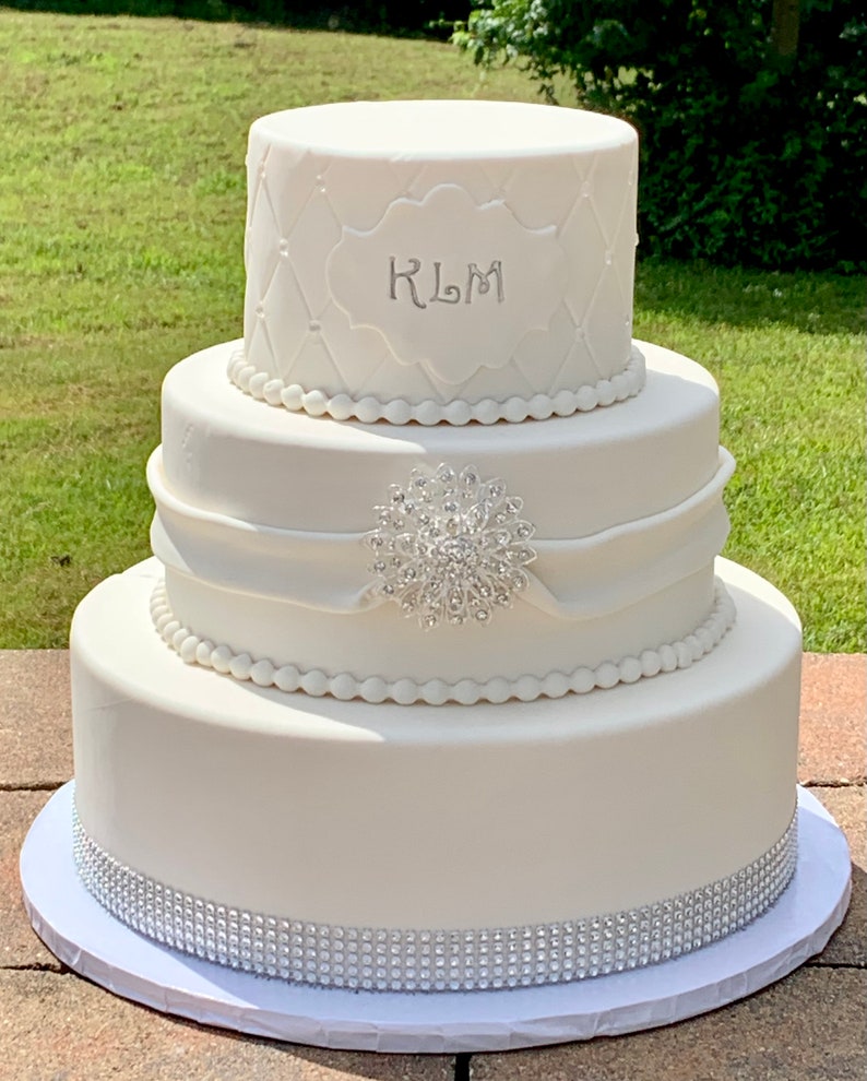 Faux Wedding Cake 3 Tier Wedding Cake Fake Wedding Cake Etsy