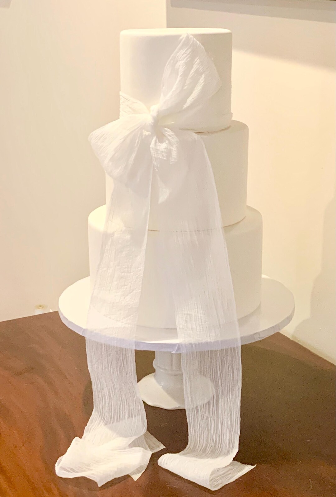 Faux Wedding Cake, 3 Tier Wedding Cake, Fake Wedding Cake, Display Cake ...