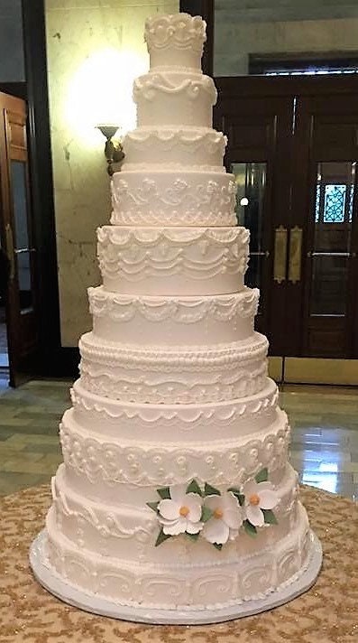 Faux Wedding Cake, 11 Tier Wedding Cake, Fake Wedding Cake, Display Cake, Photo Prop, Lambeth Wedding CakeWedding Gift, Unique Wedding Gift