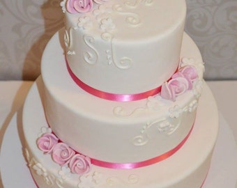 Faux Wedding Cake, 3 Tier Wedding Cake, Fake Wedding Cake, Display Cake, Photo PropWedding Gift, Unique Wedding Gift