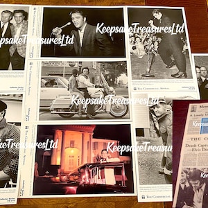 ELVIS PRESLEY Commercial Appeal 1st Series Photos + 2 Original Memphis Newspapers: • Memphis Press-Scimitar & • The Commercial Appeal  RARE!