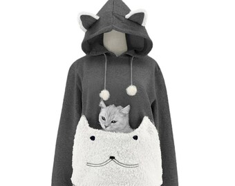cat carrier pouch pocket hoodie