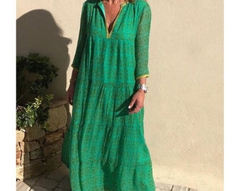 hippie maxi dress