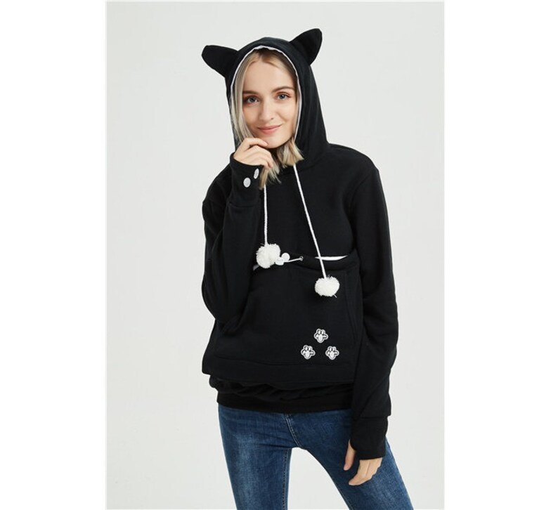 the kitty pouch sweatshirt
