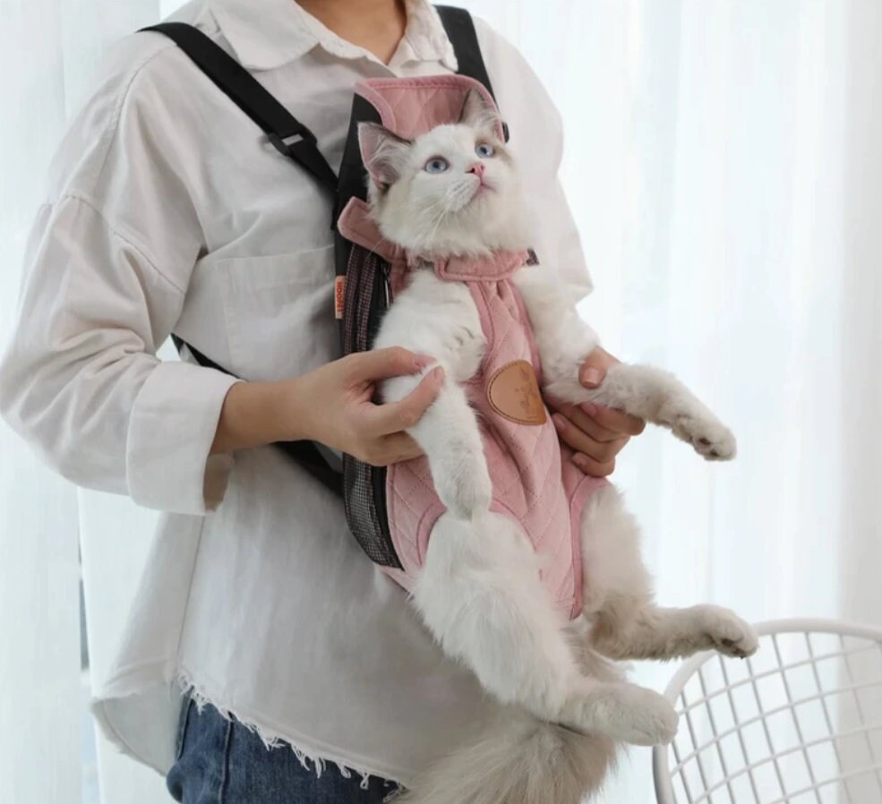 Cute Cat Carrier Harness COMFY SAFE & FUN Alternative Cat Etsy
