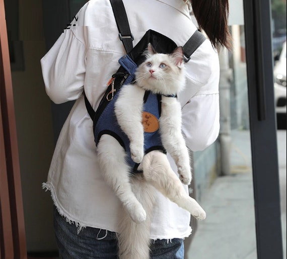 Cute Cat Carrier Harness COMFY SAFE & FUN Alternative Cat | Etsy